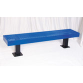 Steel Mall Bench