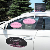 Damask Bachelorette Party Car Kit