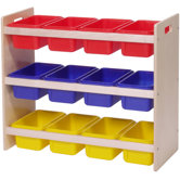 Dowel Tray Storage Rack with Trays