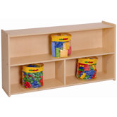 27" High Two Shelf Storage