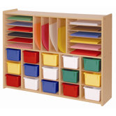 Multi-Section Storage with Tray