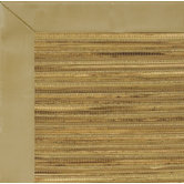 Cheena Dynasty Smooth Leather Husk Bordered Rug