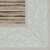 Cheena Heritage Vanilla Vine Bordered Rug