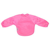 Long Sleeve Fleece Bib in Fuchsia