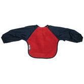 Long Sleeve Fleece Bib in Red