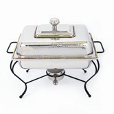 Nickel 8 Qt Rectangle Chafing Dish