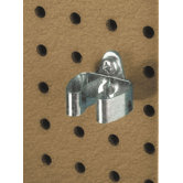 DuraHook 1/2 In. to 1 In. Hold Range 1-7/16 In. Projection Annealed Chromate Dipped Steel Standard Spring Clip for DuraBoard, 10 Pack