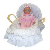 Bellini Baby in Corn Husk Basket