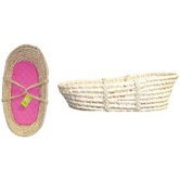 Corn Husk Basket with Pad