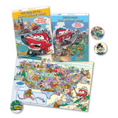 Kids' Fun Places U.S. Sticker Atlas
