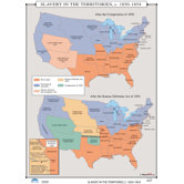 U.S. History Wall Maps - Slavery in the Territories