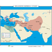 World History Wall Maps - Hellenistic Empires