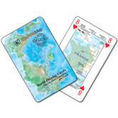 World Map Playing Cards