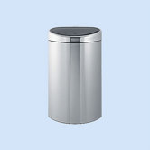 40 Liter Fingerprint Proof Touch Bin Trash Receptacle