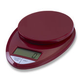 Precision Pro in Digital Kitchen Scale in Red