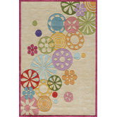 Hipster Ivory Kids Rug