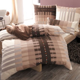 Weichfrottierbettw&auml;sche RV "Feline" in Beige