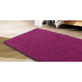 Badematte "Drops" in Pink / Vino