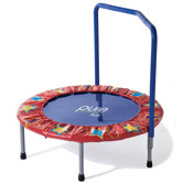 36" Kids Mini Trampoline with Handrail