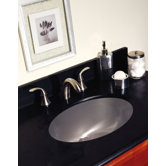 Advantage Carolina Undermount Oval Bathroom Sink