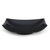 Rectangular Stone Vessel Sink in Black Granite
