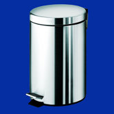 Argenta Medium Pedal Waste Bin in Stainless Steel