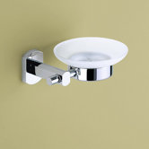 Edera Wall Mounted Soap Dish in Chrome