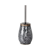 Myosotis Toilet Brush Holder in Silver