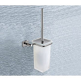 Minnesota Wall Mounted Frosted Glass Toilet Brush Holder