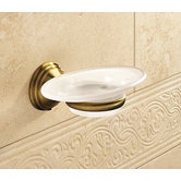 Romance Frosted Glass Soap Dish