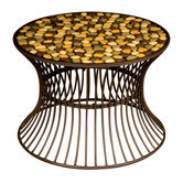 River Pebble Table