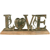 Love Heart Motto Stand
