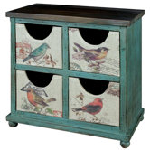Birds 4 Drawer Chest