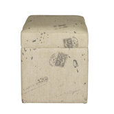 Urban Chic Carte Postale Storage Pouffe