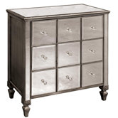 Mirrored 9 Drawer Chest