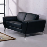 Julie Leather Loveseat