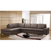 Block Leather Sectional