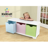 Nantucket Storage Bench in Pastel