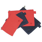 Lea Techno Pouches in Tomato
