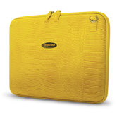 Women's TechStyle Portfolio in Faux Croc Yellow