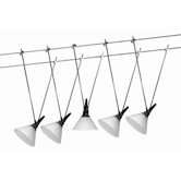 Wire 12V Glas 100 Complete Systems Set in Chrome / Satin