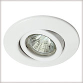 Quality Line One Swiveling Downlight in White