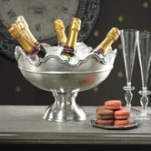 Footed Scalloped Edge Centerpiece Bowl