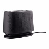 Bistro Two Slice Black Toaster with Cool Touch Exterior