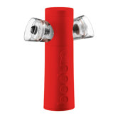 Bistro Turnable Salt and Pepper Grinder in Red