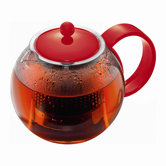Assam Tea Pot in Red