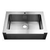 Classic 36" x 26.25" Farmhouse Stainless Steel Single Bowl Kitchen Sink