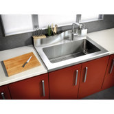 Classic 16 Gauge Worktop Stainless Steel Single Bowl Kitchen Sink