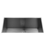J7 31.5" x 17.5" Undermount Stainless Steel Single Bowl Utility Sinks