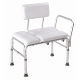 Deluxe Vinyl Padded Transfer Bench with Full Seat